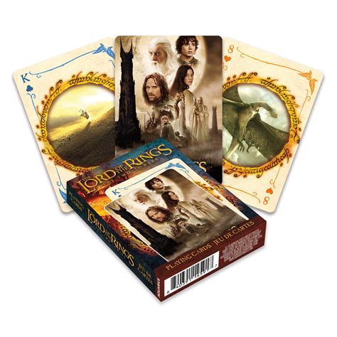 Transport Yourself to Middle-earth with Lord of the Rings themed Playing Cards